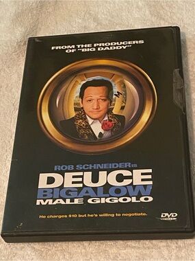 Deuce Bigalow Male Gigolo DVD - Black & Blue Cover
